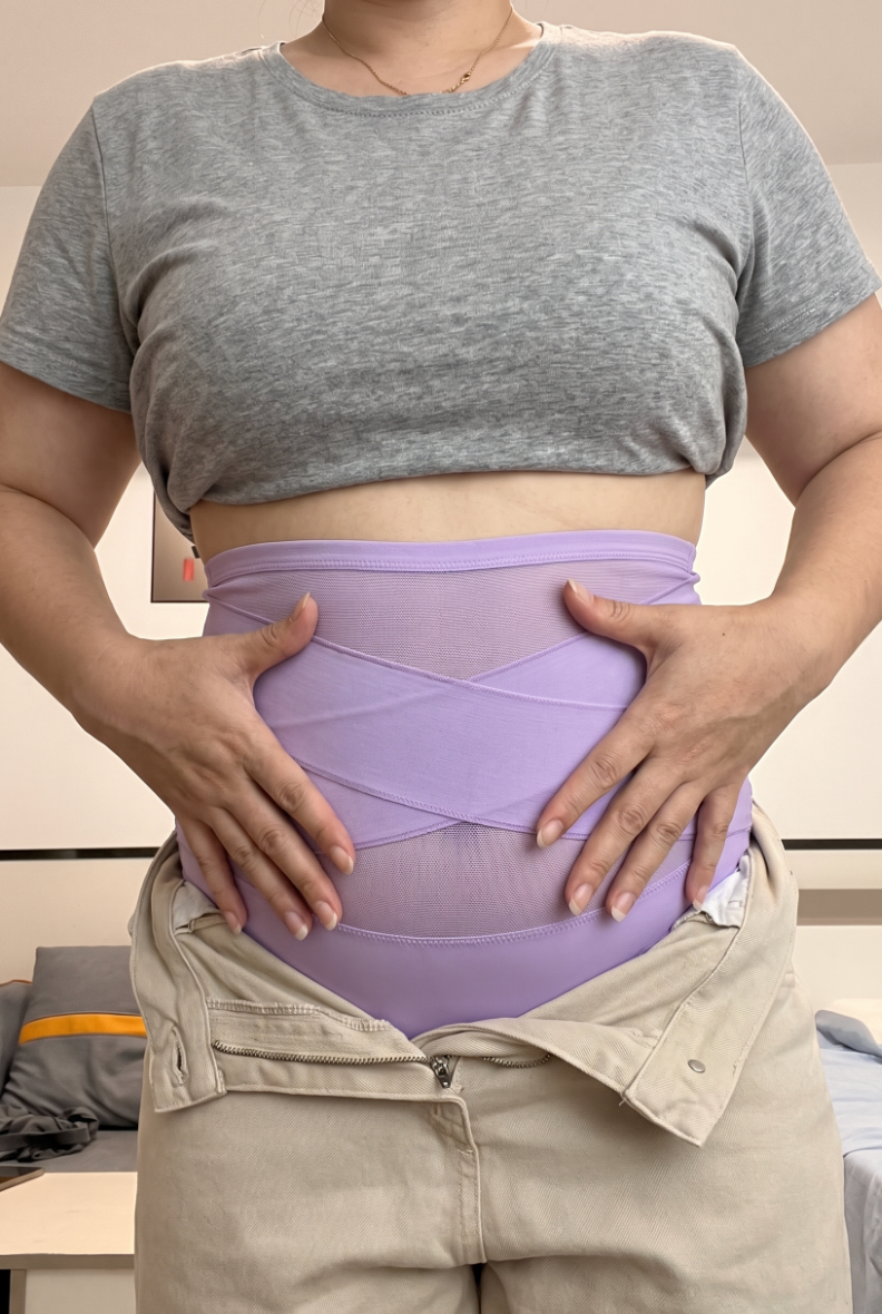 2. It supports your belly right where it changed, and nowhere else