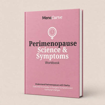 Perimenopause Science & Symptoms Workbook – digital guide cover (PDF)