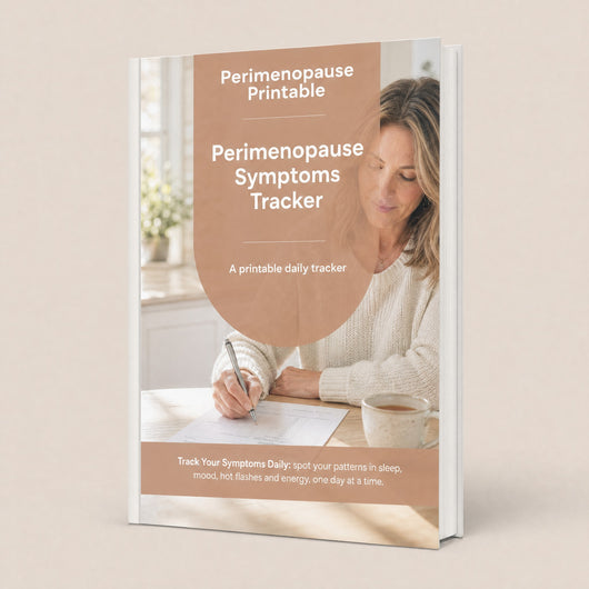 Perimenopause Symptoms Tracker (Digital) – digital guide cover (PDF)