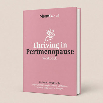 Thriving in Perimenopause Workbook – digital guide cover (PDF)